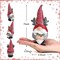 Christmas Gnome Statue for Holiday Decoration, Reindeer Gnomes Figurine for Shelf Bookshelf Mantle Table Home Decor, Swedish Winter Gnome Decor, Elf Knome Tomte Dwarf Statues, New Year Gift
